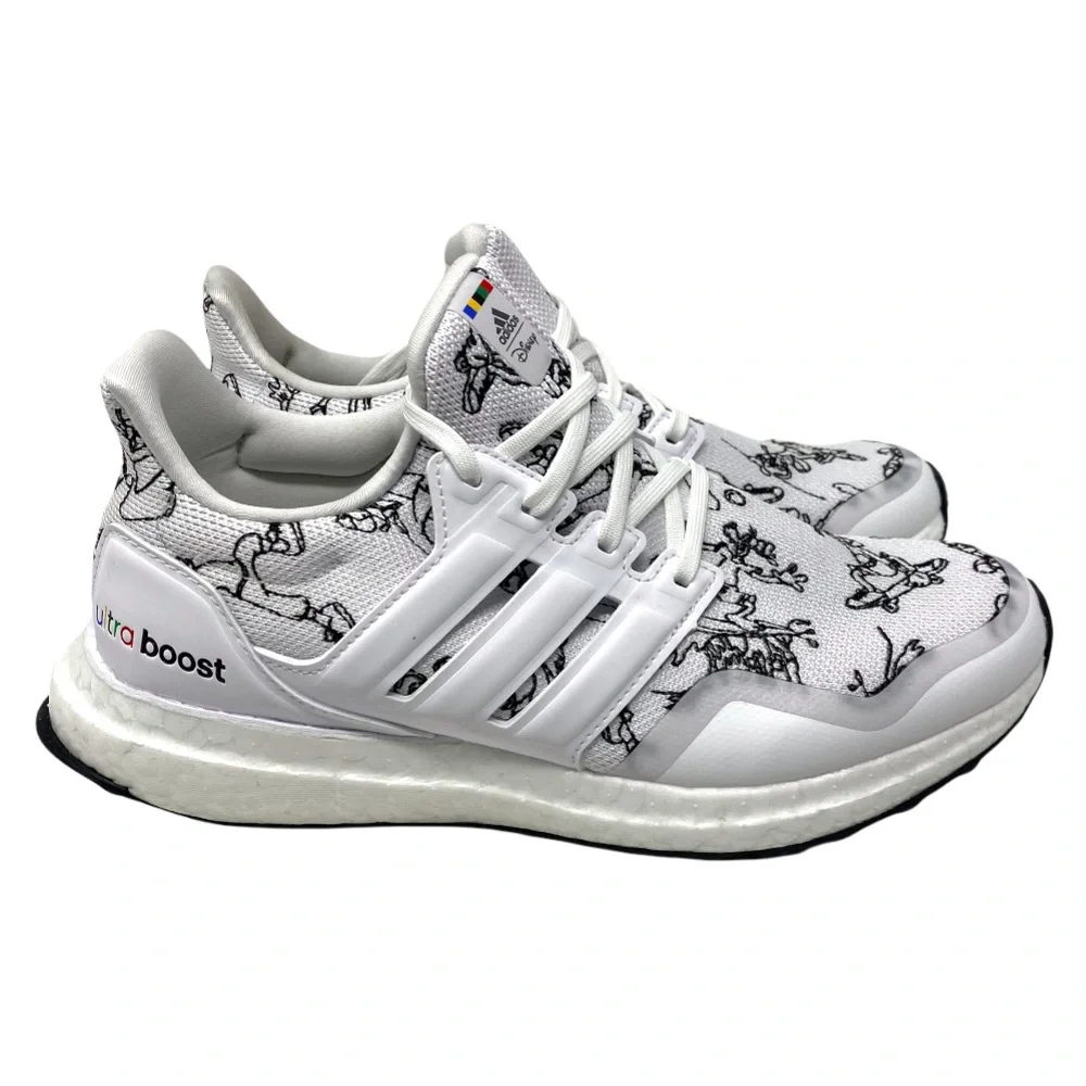 ADIDAS Ultraboost DNA x Disney Sneaker Youth Size 7, Women’s Size 8 in White - Picture 5 of 13